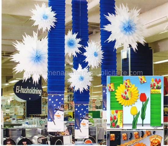agencement : décoration de rayons dans une grande surface  Agencement de magasin, GMS, shop in shop publicitaire 2